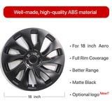 TESSGO Model 3 18 inch Überturbine Wheel Cover For Tesla 3 18inch Aero Wheel Caps Matte 4PCS