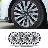 Tessgo 18" Nova Style Dual-Color Wheel Covers for Tesla Model 3 Highland
