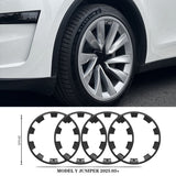 2025+ Tesla Model Y 20-Inch Helix Wheel Protectors | Premium ABS Curb Rash Guards | Easy Snap-On Installation
