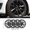 Arachnid Style 18" Wheel Covers for Model 3 2017–2023 Matte Black Set of 4