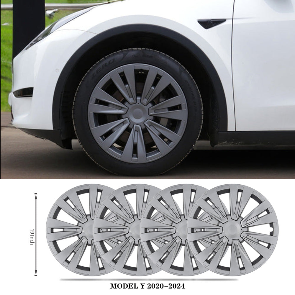 Wheel Covers For Tesla Model Y 19'' Gemini Wheels - Model X Wheel Style