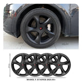 Tessgo 19" Crossflow Style 3D Sculpted Wheel Covers for Tesla Model Y Juniper