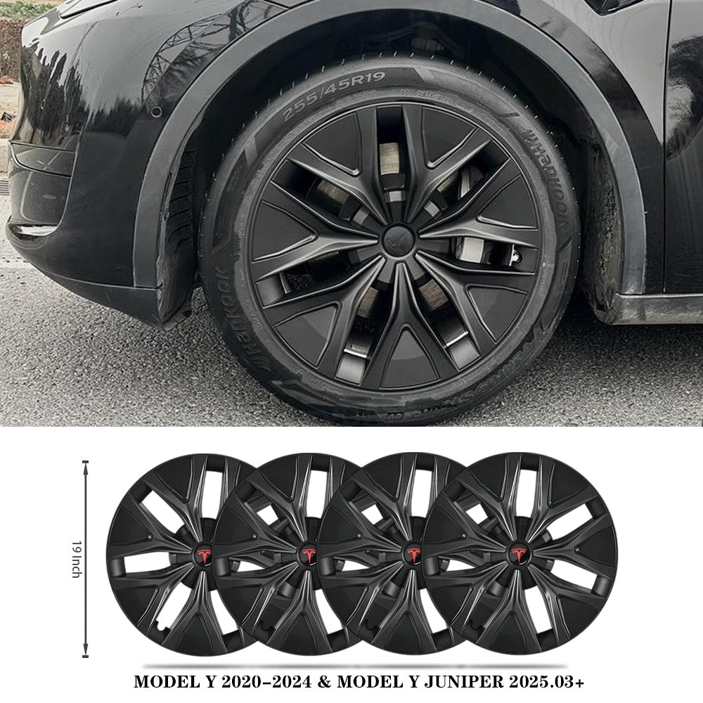 Model Y/ Y Juniper 19 Inch Wheel Covers Performance-Inspired Wheels Hubcaps for Tesla