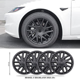 18-Inch Photon Wheel Cover for Tesla New Model 3 Highland 2023.10+ - Plain Center