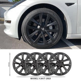 Tesla Model 3 Arachnid Wheel Cover 4PCS TESSGO 18 Inch Sport Model0 S Plaid Version Wheel Cap Matte 2017-2023 Year