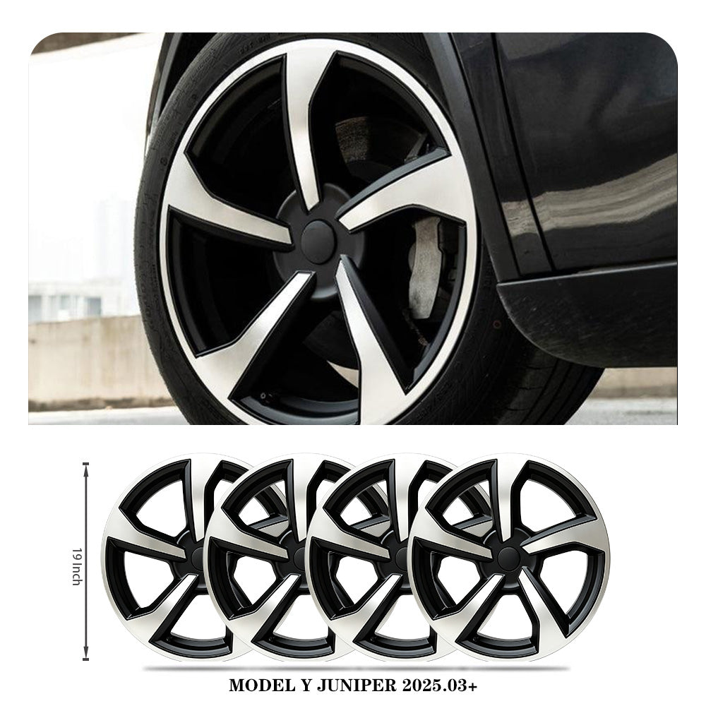 Tessgo 19''Crossflow Wheels Cover Hubcaps for Tesla Model Y Juniper 2025+ Replacement(4 PCS)