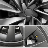 Tessgo Helix 2.0 Style Wheel Hubcaps (Set of 4) for Tesla 2025+ Model Y Juniper 20'' Helix 2.0 Wheels