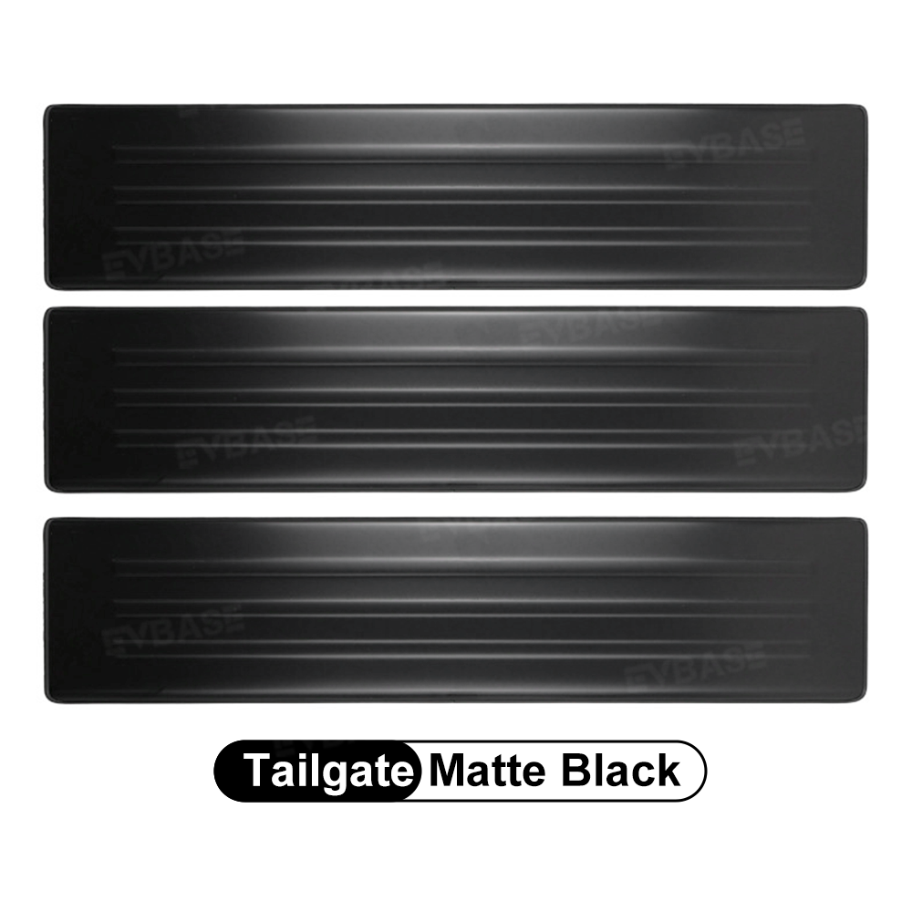 Tessgo Stainless Steel Rear Bumper & Tailgate Protector For Cybertruck, Anti-Scratch Guard Step Plates