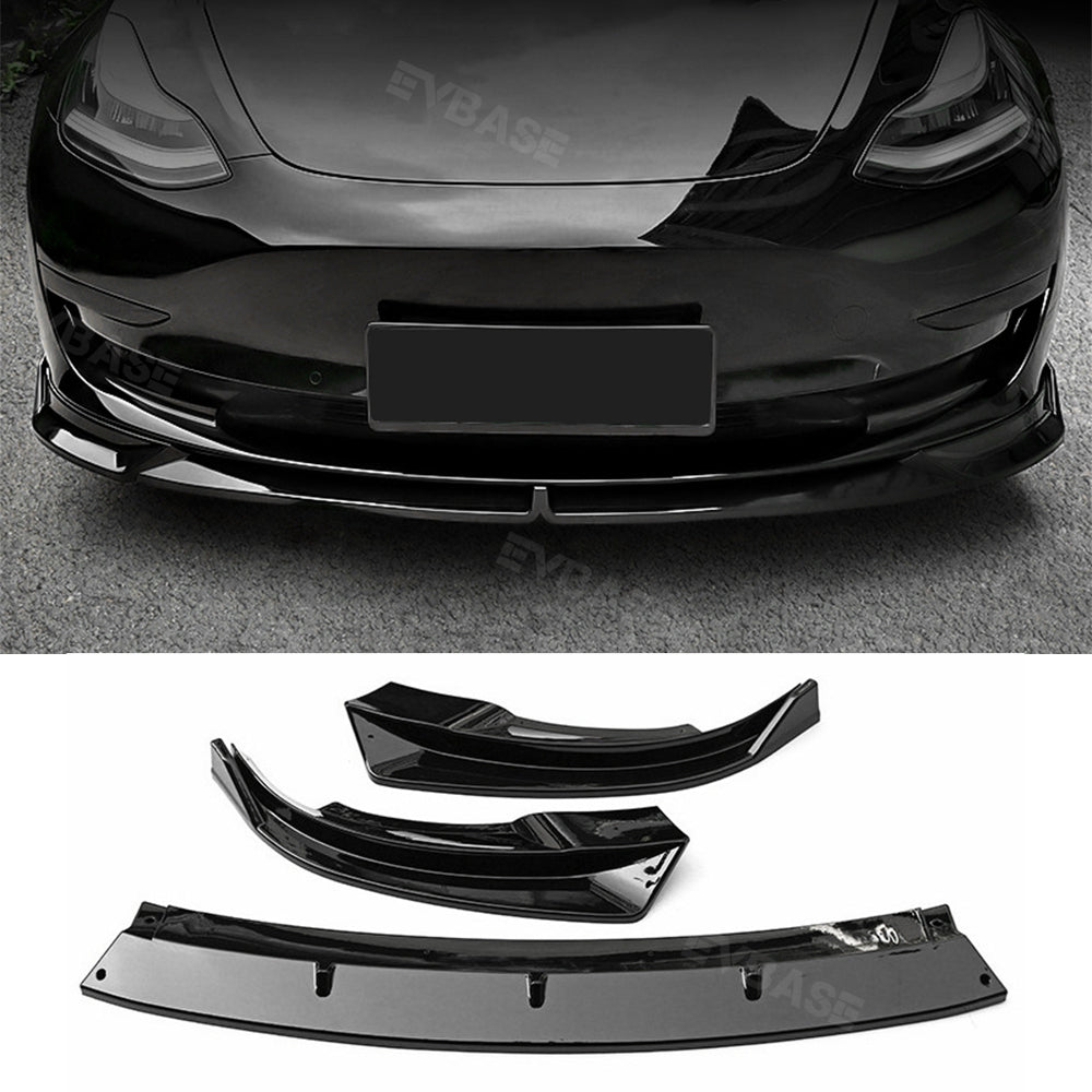 Tessgo ABS Front Bumper Lip Spoiler Kit for Tesla Model Y (2020-2025)