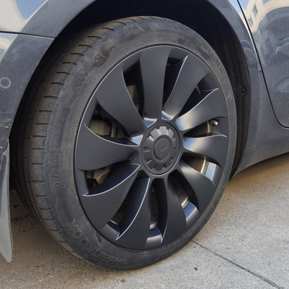 Tesla Model 3 18 Inch Hub Cap Replacement Model 3 Überturbine Wheel Caps Protector Cover Kit 4pcs