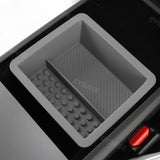 Model 3 Highland Storage Box Double Layer Center Console Organizer Tray Silicone Liner