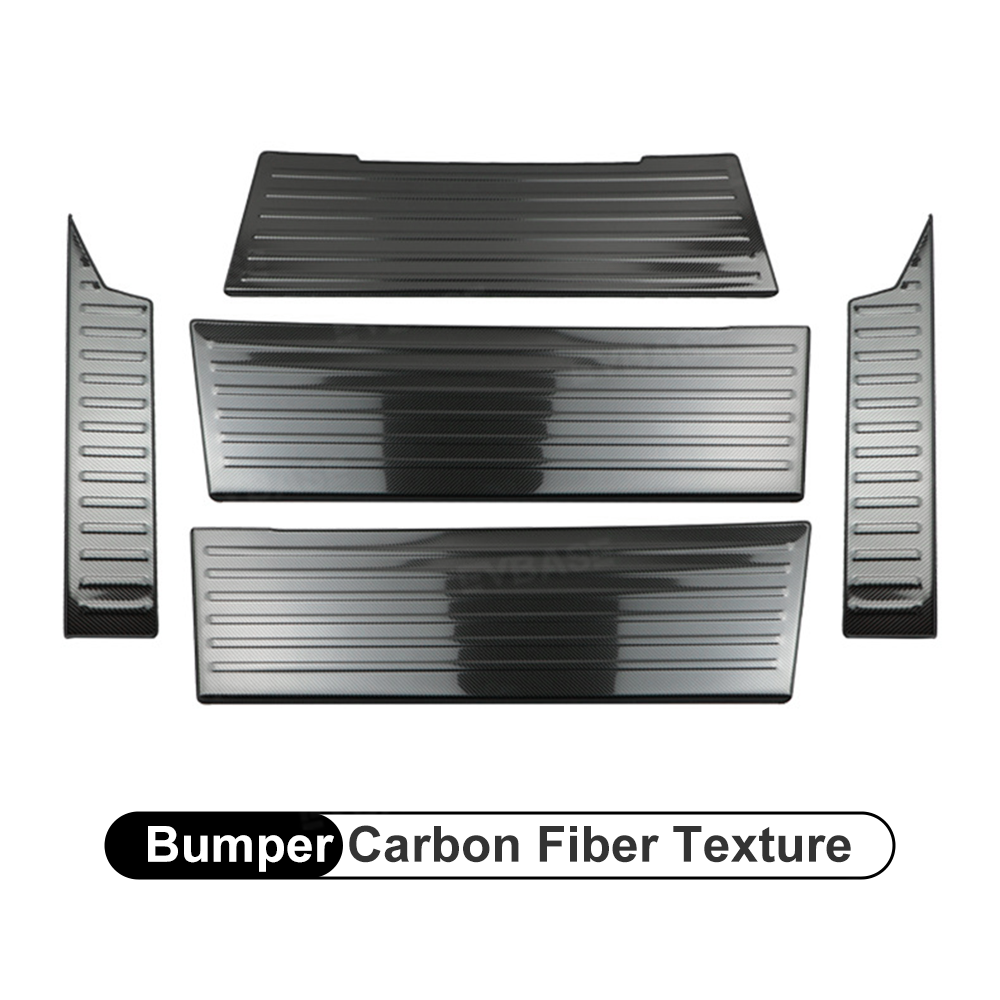 Tessgo Stainless Steel Rear Bumper & Tailgate Protector For Cybertruck, Anti-Scratch Guard Step Plates