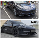 Tessgo Mecha Style Front Bumper Lip Splitter for Tesla Model 3 Highland (3PCS)