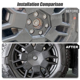 Tessgo Heptagon Center Wheel Caps & Lug Nut Covers for Tesla Cybertruck