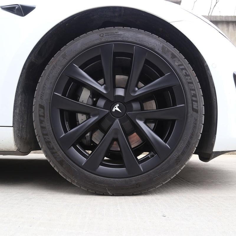 18-inch Arachnid-style wheel covers for Model 3 Highland