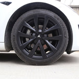 Arachnid Style 18" Wheel Covers for Model 3 2017–2023 Matte Black Set of 4