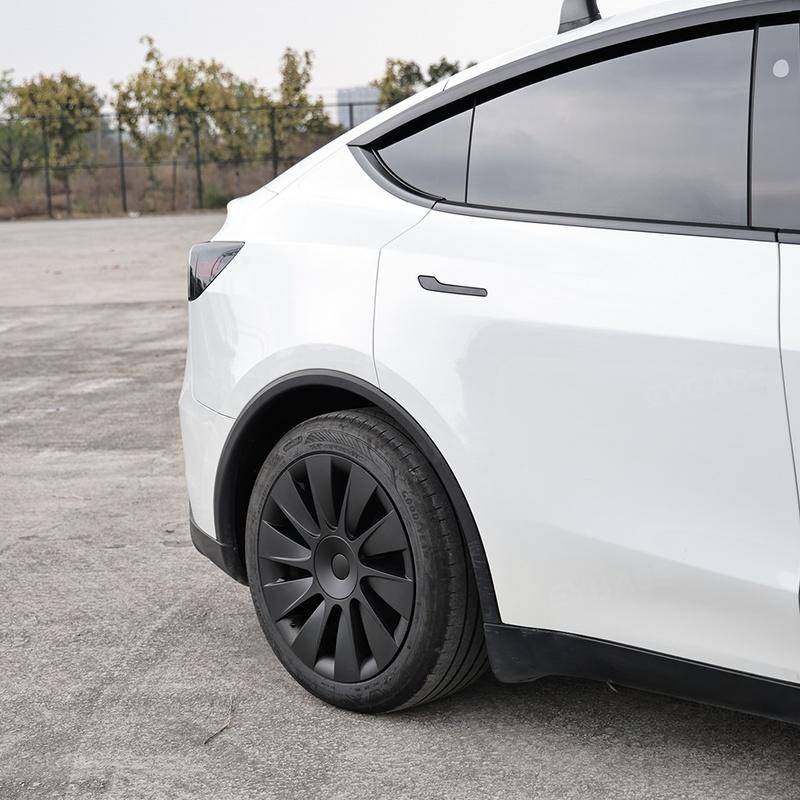 19" Aero Hubcaps Induction Style Wheel Covers for Model Y Juniper