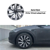 Spiral Aero 19" Wheel Covers for Model Y Juniper 2025.03+