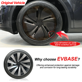 Tessgo "Vortex-Aero" 19" Spiral Style Wheel Covers for Tesla Model Y Juniper