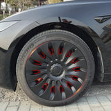 1 Pcs of UberTurbine 18'' Wheel Covers for 2024+ Model 3 (Single Replacement)
