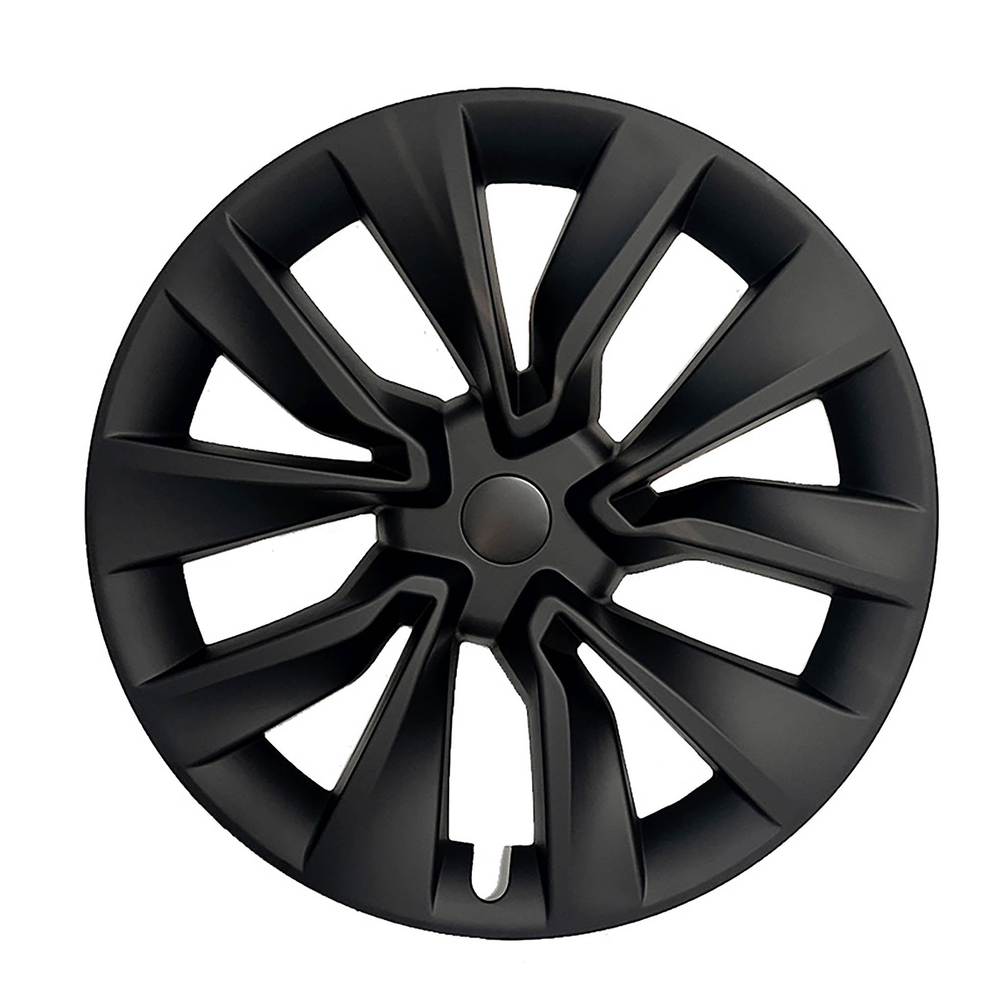 OEM Matte Black Hubcaps for 2024 Model 3 19" Navo Wheels