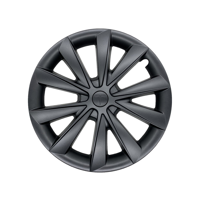 18" Matte Black Aero Style Wheel Covers for Model 3 2017–2023 4PCS