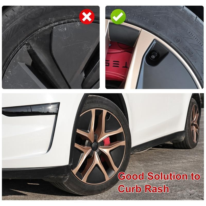 Model Y Juniper Wheel Covers 19 Inch Wheels Hubcaps Performance Look