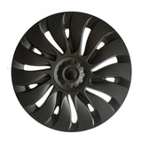 Turbine Style 18" Wheel Covers for Model 3 Matte Black Set of 4
