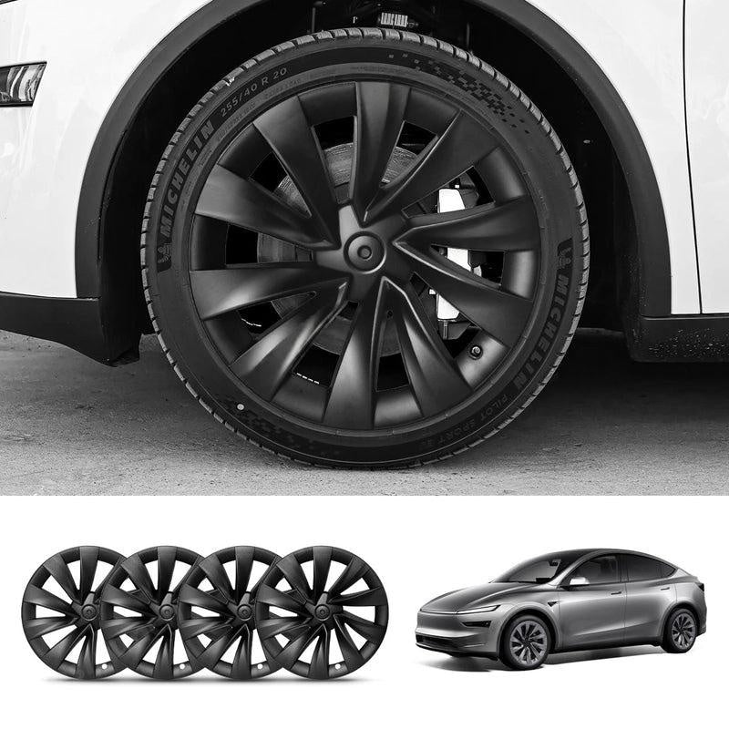Tessgo Helix 2.0 Style Wheel Hubcaps (Set of 4) for Tesla 2025+ Model Y Juniper 20'' Helix 2.0 Wheels