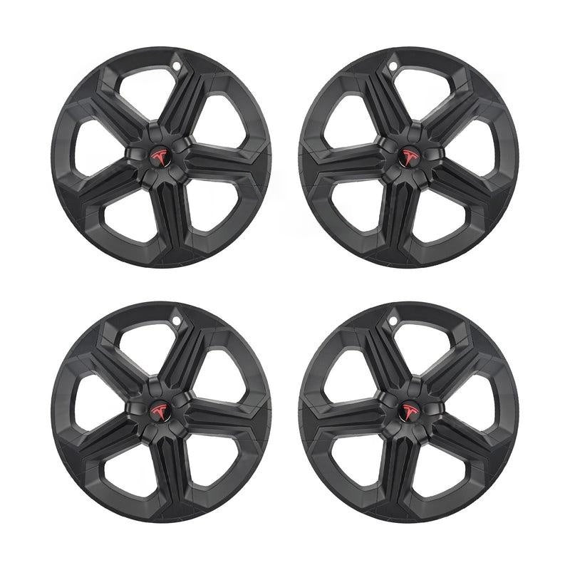 Model Y Juniper 19" Wheel Covers with Futuristic Off-Road Style Hubcaps Full Rim Protectors for Tesla