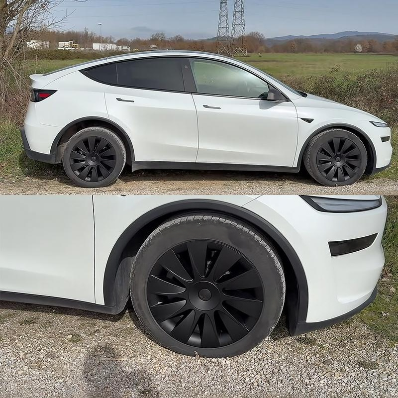 19" Aero Hubcaps Induction Style Wheel Covers for Model Y Juniper