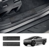 Tessgo Real Carbon Fiber Door Sill Covers for Tesla Cybertruck