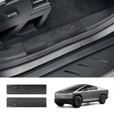 Tessgo Real Carbon Fiber Door Sill Covers for Tesla Cybertruck