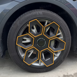 Model Y/ Y Juniper Wheel Covers 19 Inch Hex Wedge Hubcaps Honeycomb Wheels Style for Tesla
