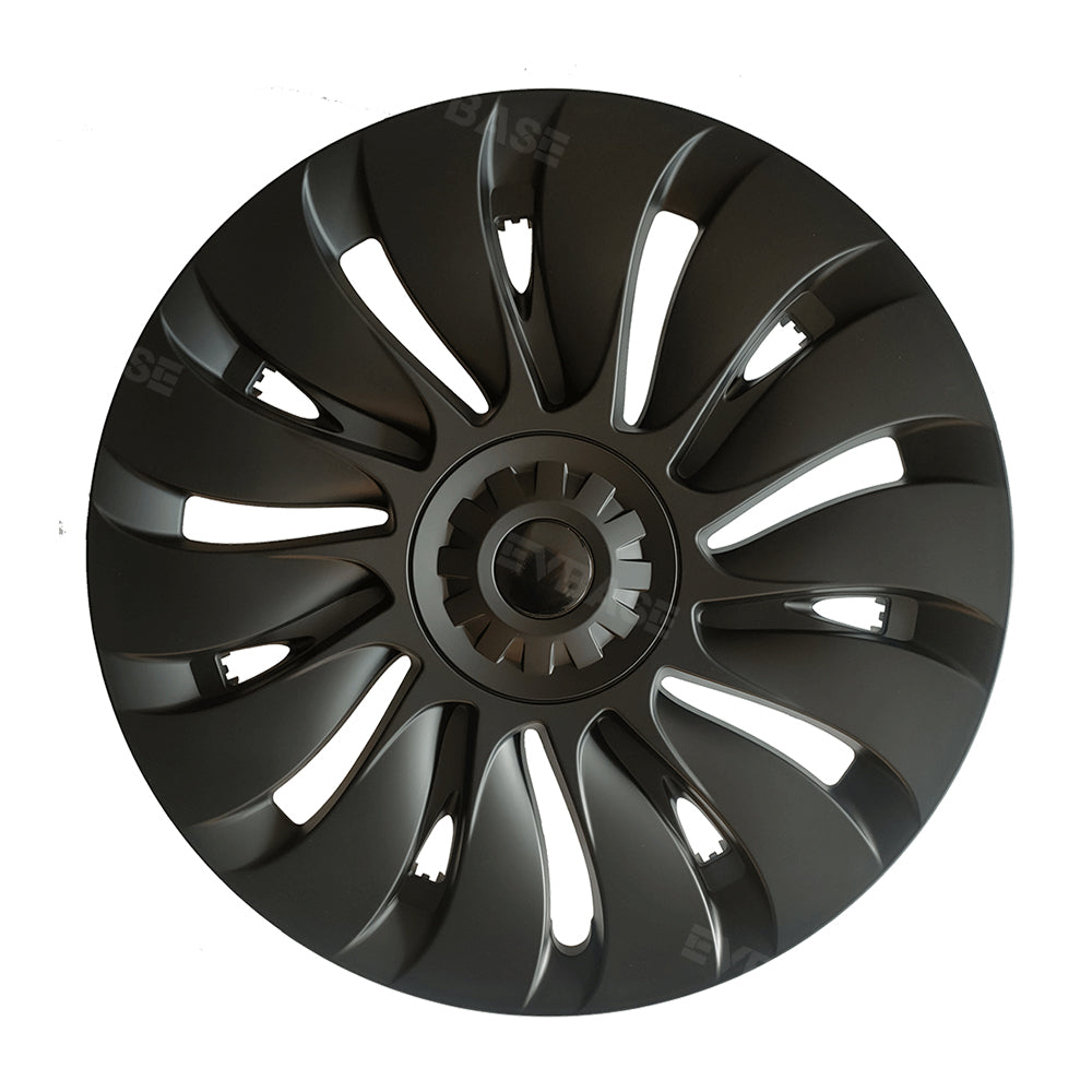 Tessgo Model 3 18inch Überturbine Wheel Cover For Tesla 3 18inch Turbine Wheel Cap Kit 4PCS Matte Black