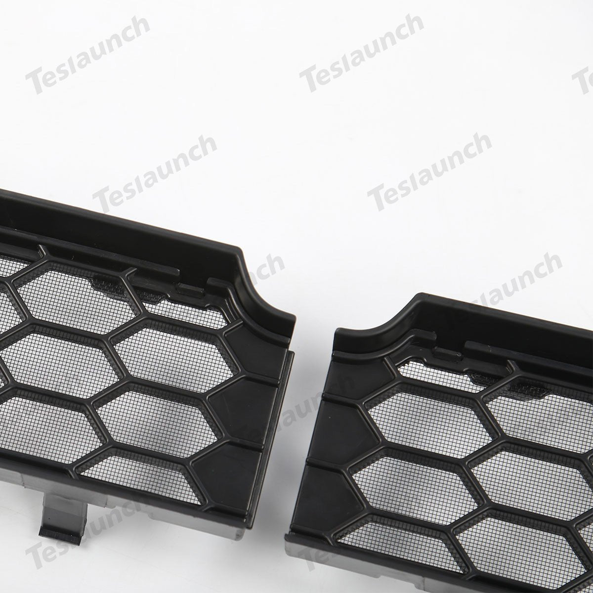 Split Front Bumper Protective Mesh Grill Panel for Tesla Model YL 6-Seater 2026+