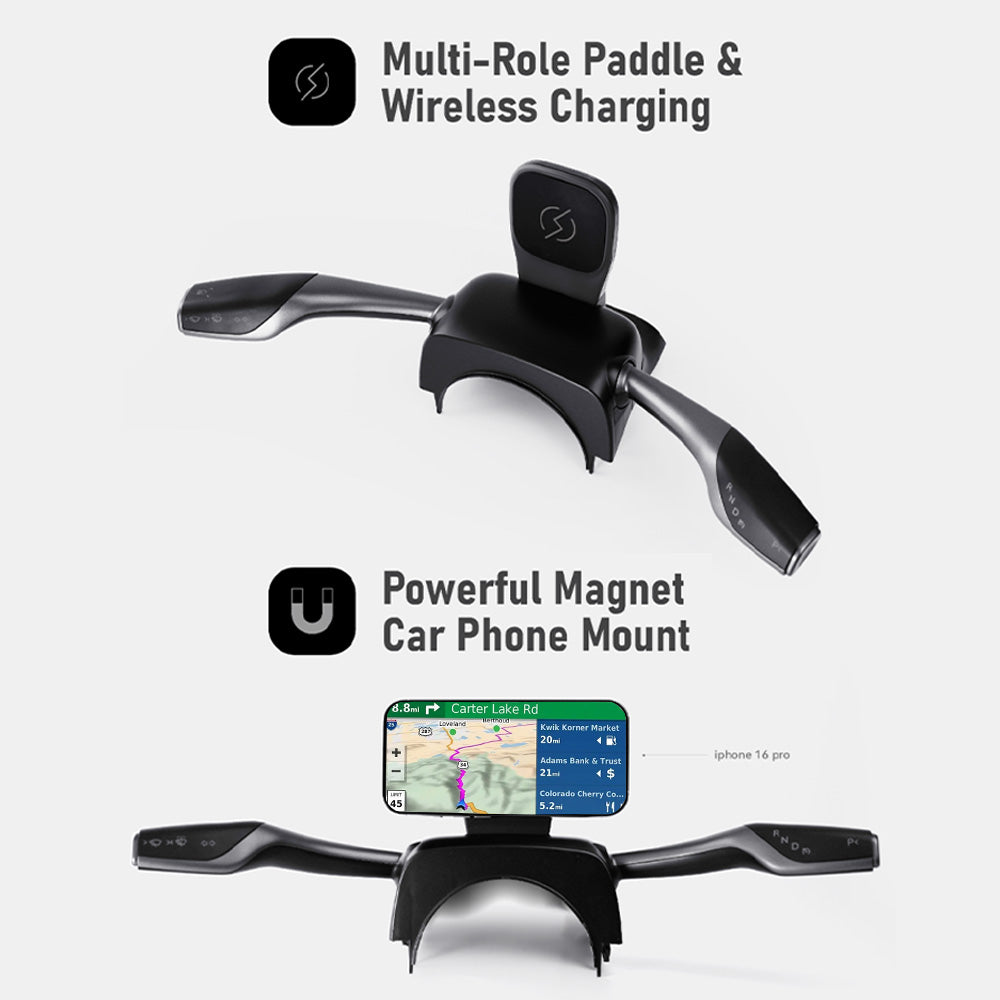 Gear Shift Stalk Screen CarPlay/Hicar Dashboard Display for Tesla Model 3/Model Y Juniper