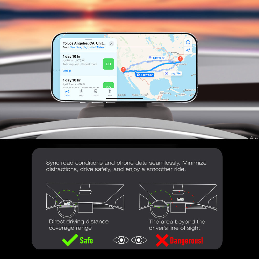 Direct driving distance coverage range more safe