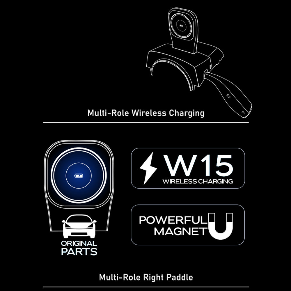 Multi-Role 15W Wireless Charging and powerful magnet