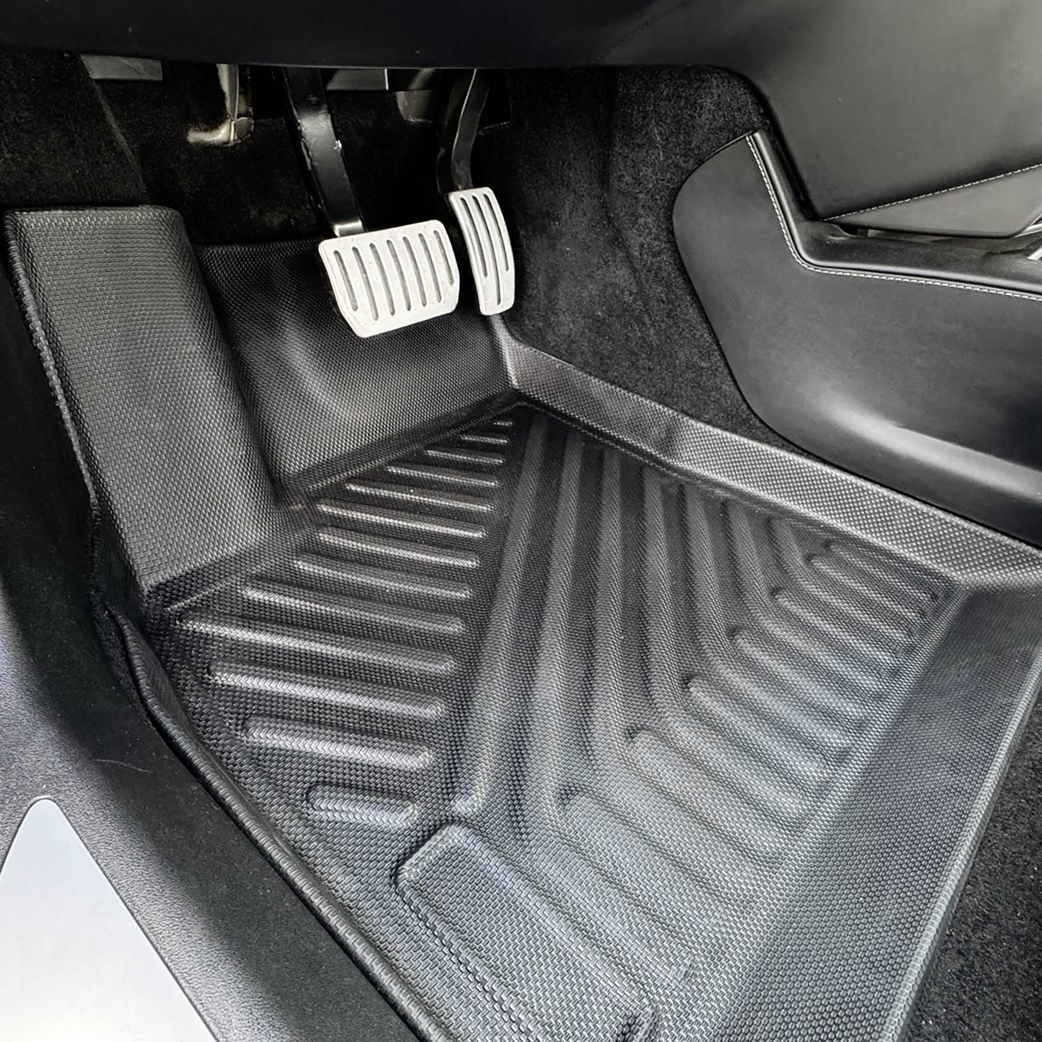 Premium All-Weather TPE Floor Mats for Tesla Model S (2016–2020 Pre-Refresh) – Custom Fit, Eco-Friendly Interior Protection
