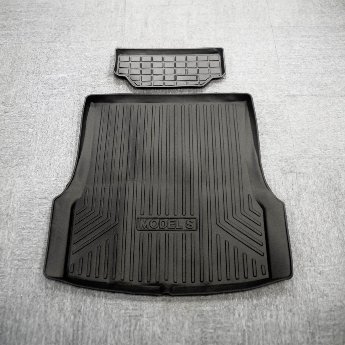 Custom All-Weather Floor Mats for Tesla Model S 2016-2020 | Front & Rear Trunk Liners | Durable TPE Material | Non-Slip Protection