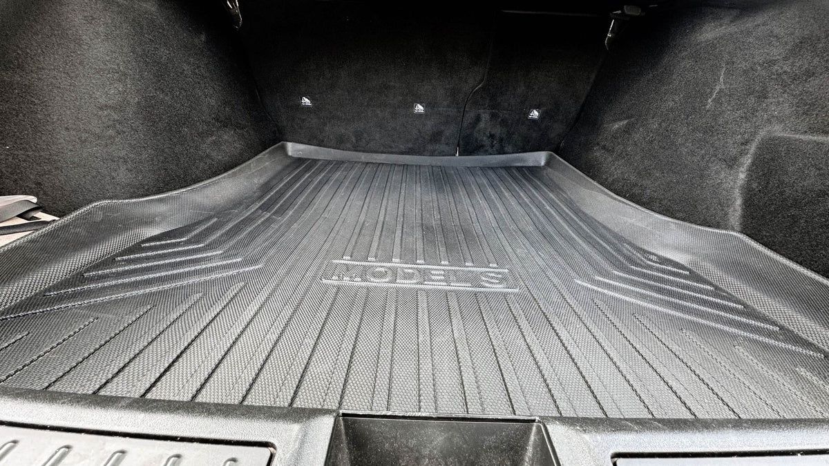 Custom All-Weather Floor Mats for Tesla Model S 2016-2020 | Front & Rear Trunk Liners | Durable TPE Material | Non-Slip Protection