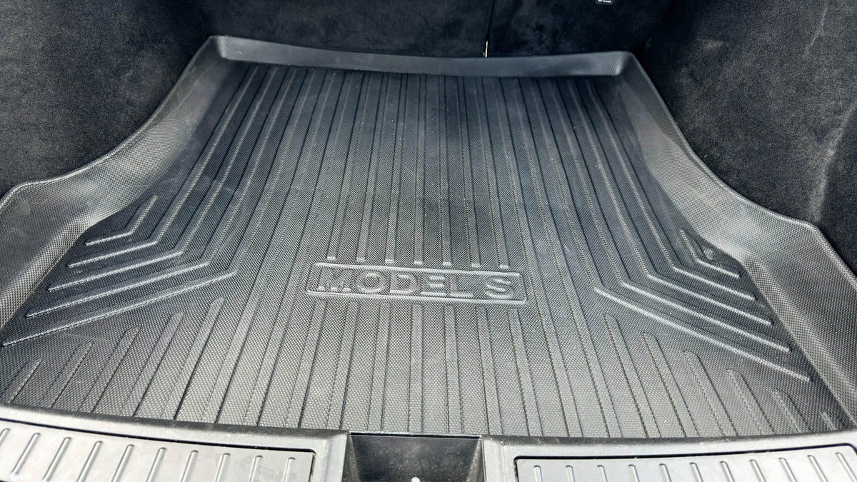 Custom All-Weather Floor Mats for Tesla Model S 2016-2020 | Front & Rear Trunk Liners | Durable TPE Material | Non-Slip Protection