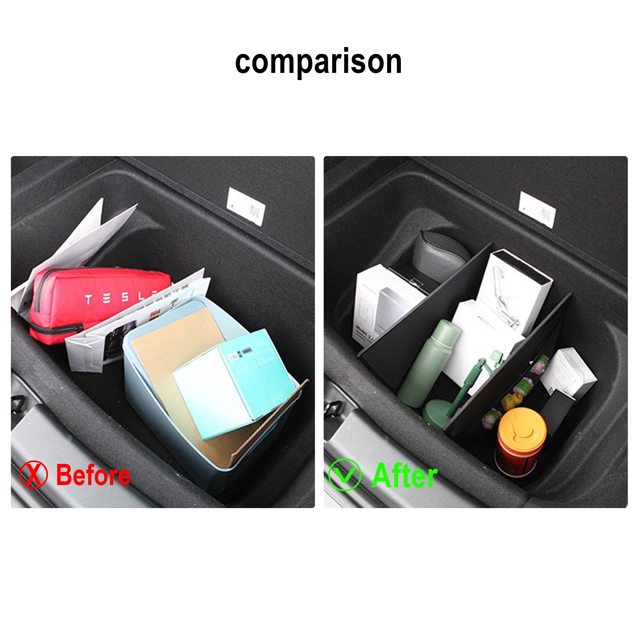 Model Y Sub Trunk Divider Trunk Organizer