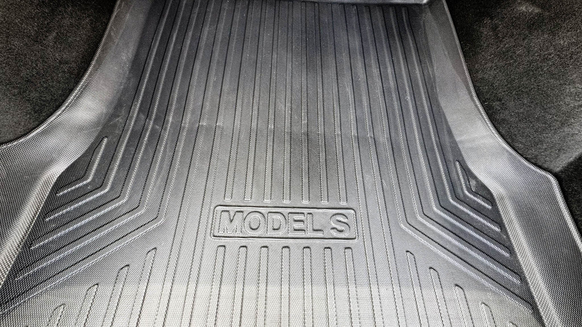 Custom All-Weather Floor Mats for Tesla Model S 2016-2020 | Front & Rear Trunk Liners | Durable TPE Material | Non-Slip Protection