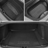 Tessgo All-Weather Floor Mats & Liners Full Set for Right-Hand Drive Tesla Model 3 2024+ (8 PCS)