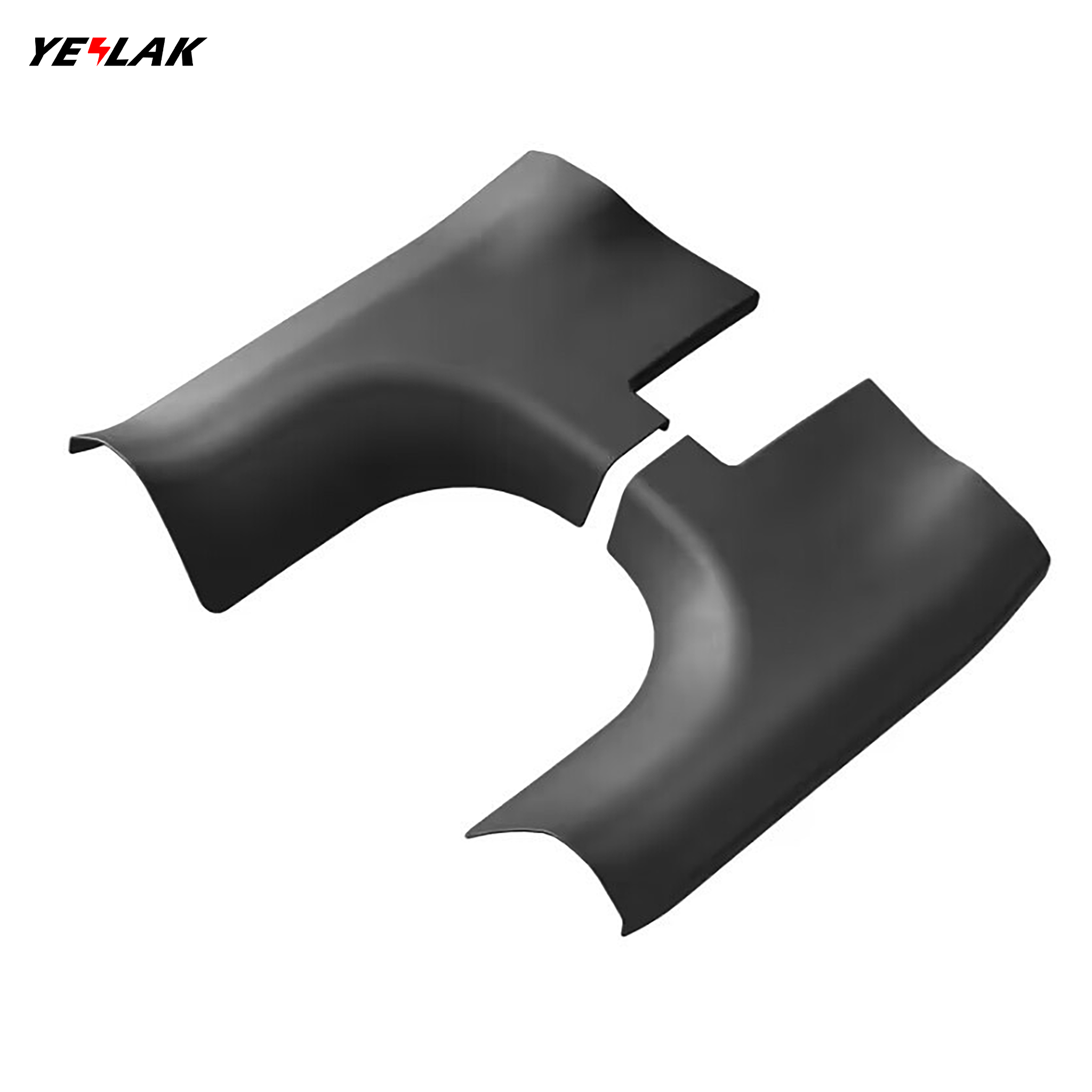 Tesla Model S Rear Door Sill Protector (2021+ Refreshed) – Custom-Fit TPE Shield for Back Door Interior Flocking
