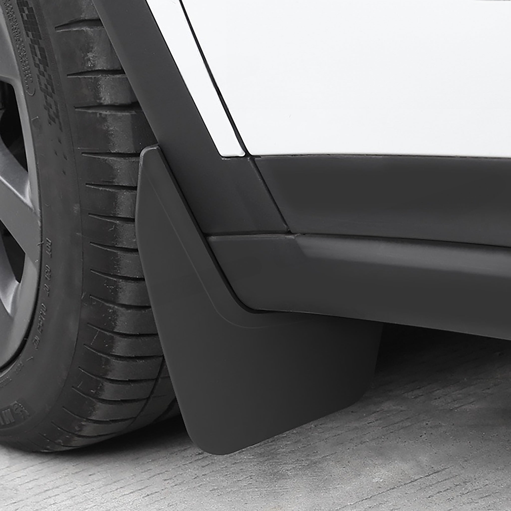 Premium Custom-Fit Mud Flaps for 2021-2025 Tesla Model X | No-Drill Installation & Paint Protection