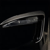 2021-2025 Tesla Model S Real Carbon Fiber Fog Light Trim