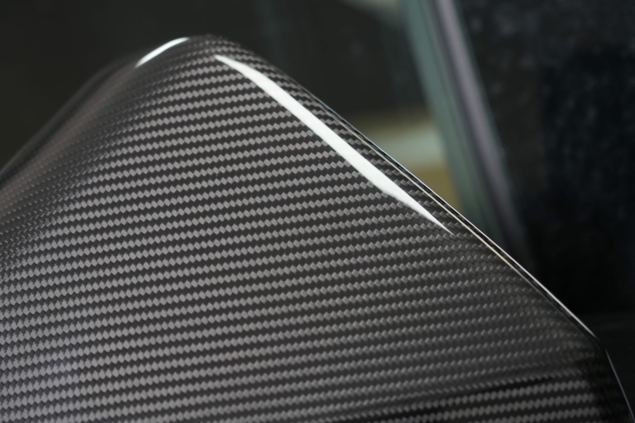 Tesla Cybertruck Real Carbon Fiber Mirror Caps – Gloss/Matte Finish | OEM Fitment, No-Drill Installation